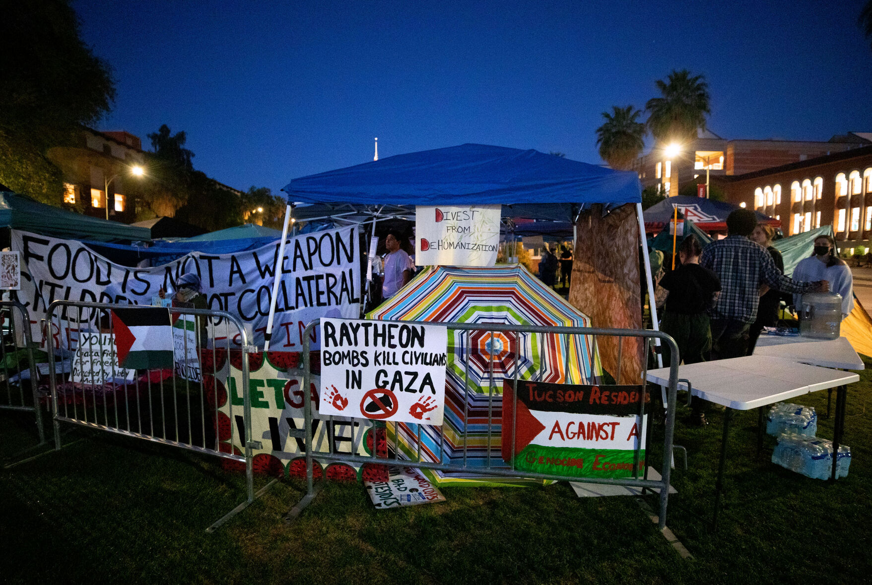 Pro-Palestinian 'encampment' at UA
